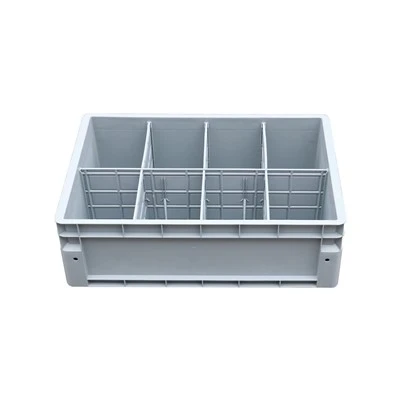 600*400*200 мм AS/RS Складська пластикова оборотна коробка